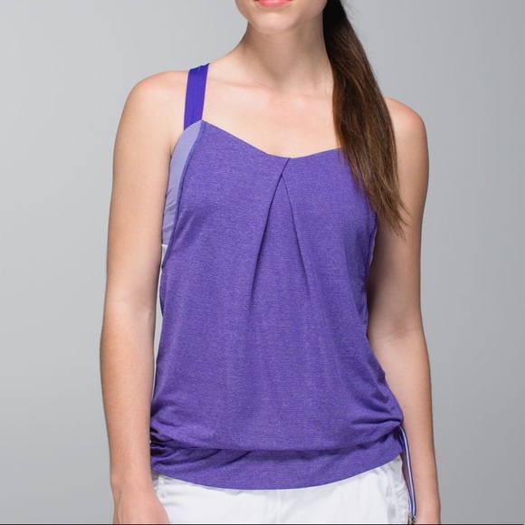 Lululemon Rest Less Yoga Tank purple size 6 - Picture 2 of 16